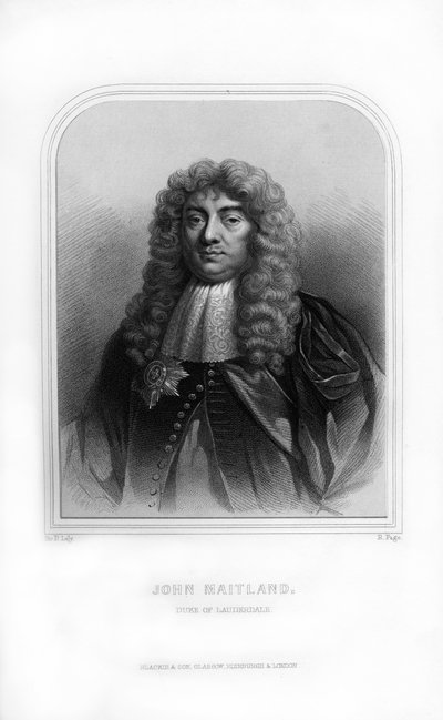 John Maitland, 1er duc de Lauderdale, homme politique écossais, 1870 - R. Page