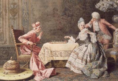 Jouer aux échecs avec le cardinal - R. Raimondi