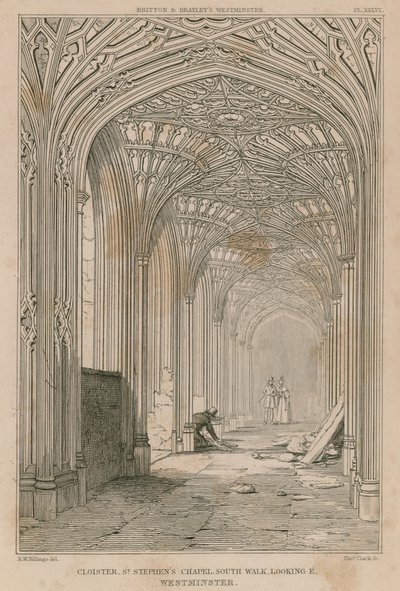 Cloître, chapelle Saint-Étienne, Westminster, vue vers l