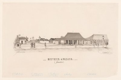 Souvenir à Padang (Sumatra) - R. Walthert (signed by artist)