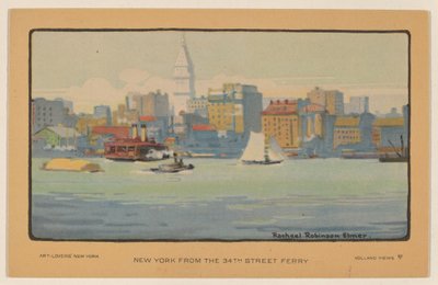 New York depuis le ferry de la 34e rue - Rachael Robinson Elmer