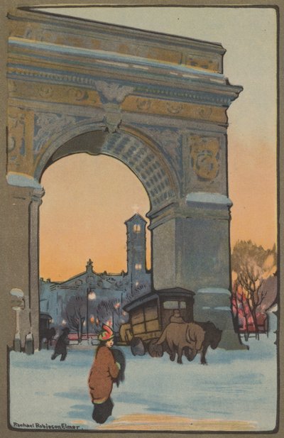 Arc de Washington au Crépuscule d