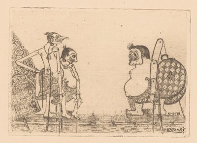 Marionnettes Wajang - Raden Katamsi (signed by artist)