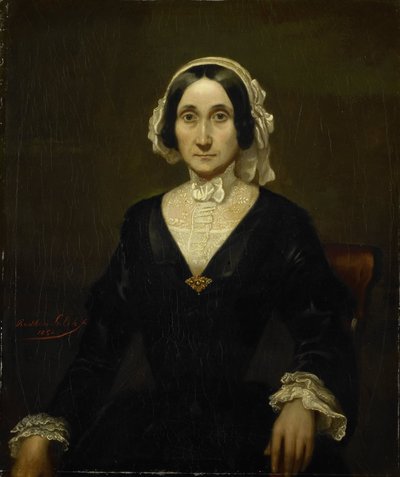 Portrait de Mme W.J.S. van Alphen, baronne van Reede van Oudtshoorn - Raden Sarief Bastaman Saleh