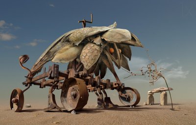 Une machine surréaliste du désert - Radoslav Penchev
