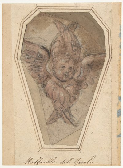 Un séraphin, dessin pour une broderie, 1466-1524 - Raffaellino del Garbo