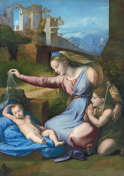 Madone au diadème bleu - Raffaello Sanzio