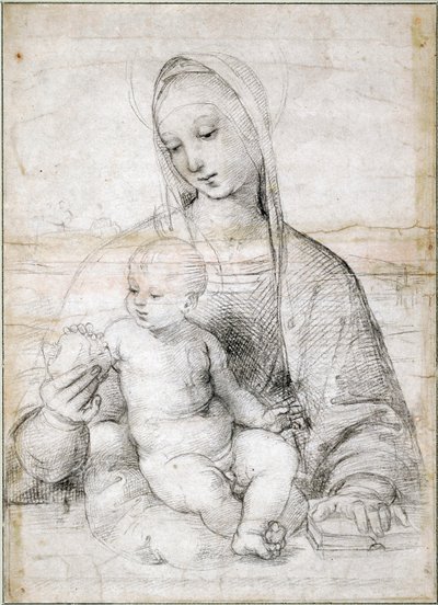 Madone à la grenade - Raffaello Sanzio Raphael