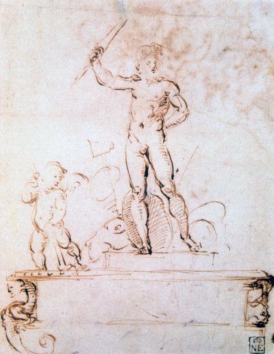 Composition de contour pour une décoration de festival, vers 1500-1520 - Raffaello Sanzio Raphael