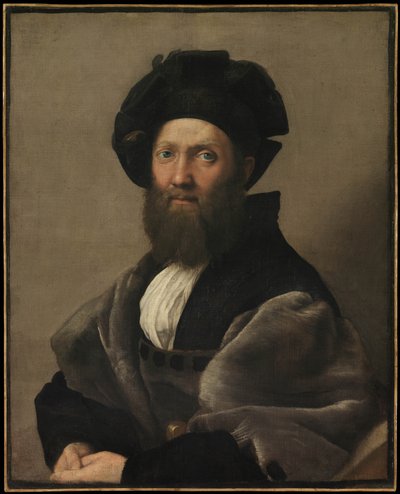 Portrait de Baldassare Castiglione - Raffaello Sanzio Raphael