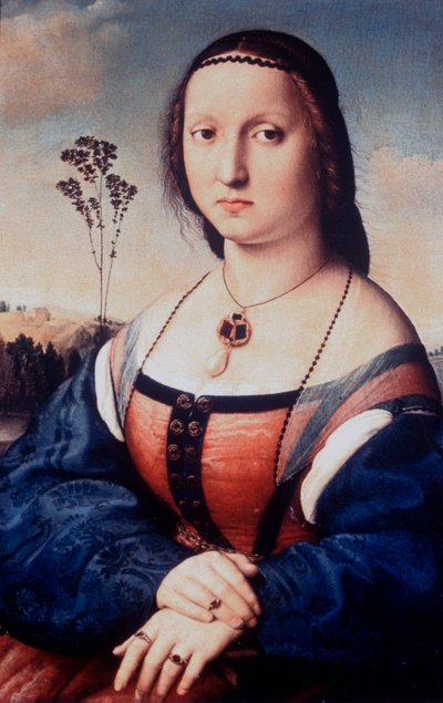 Portrait de Maddalena Doni, 1506 - Raffaello Sanzio Raphael
