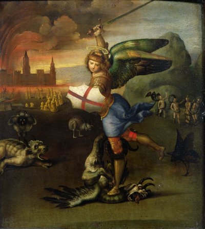 Saint Michel, c.1503-05 - Raffaello Sanzio Raphael