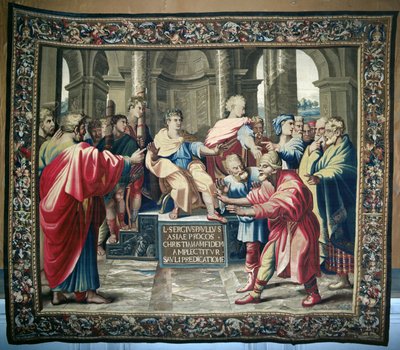 Tapisserie représentant les Actes des Apôtres. L