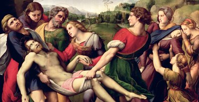La Déposition, 1507 (détail) - Raffaello Sanzio Raphael