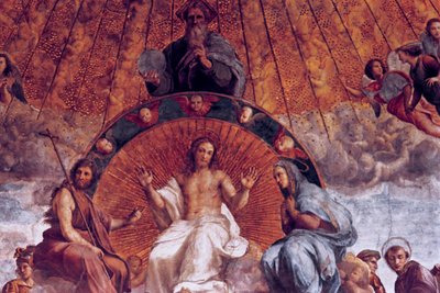 La Dispute du Saint-Sacrement (détail), 1508-1509 - Raffaello Sanzio Raphael