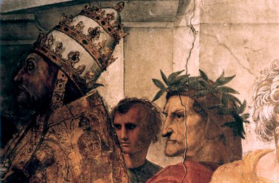 La Dispute du Saint-Sacrement (détail), 1508-1509 - Raffaello Sanzio Raphael