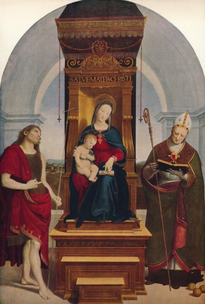 La Madone Degli Ansidei, 1505 - Raffaello Sanzio Raphael