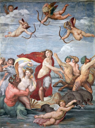 Triomphe de Galatée, vers 1512 - Raffaello Sanzio Raphael