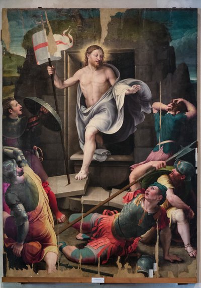 Résurrection du Christ, di Raffaellino del Colle - Raffaello dal Colle
