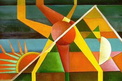 Homme entre soleil et lune - Raimondo Gambino