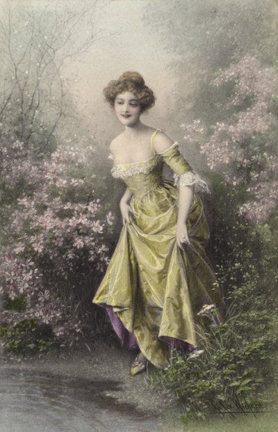 Fille en jaune - Raimund Ritter Von Brennerstein Wichera