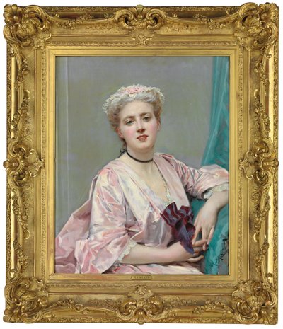 Beauté en rose - Raimundo de Madrazo y Garreta