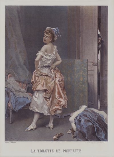 La Toilette de Pierrette - Raimundo de Madrazo y Garreta