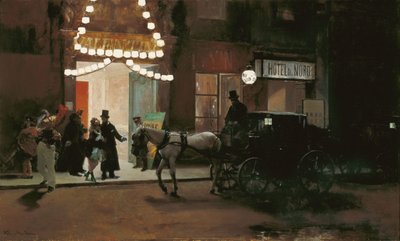 Sortie du bal masqué - Raimundo de Madrazo y Garreta