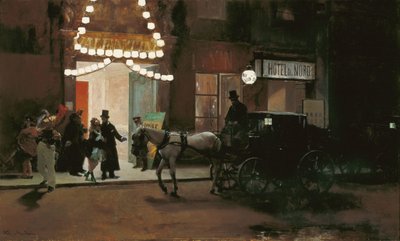 Sortie du Bal Masqué - Raimundo de Madrazo y Garreta