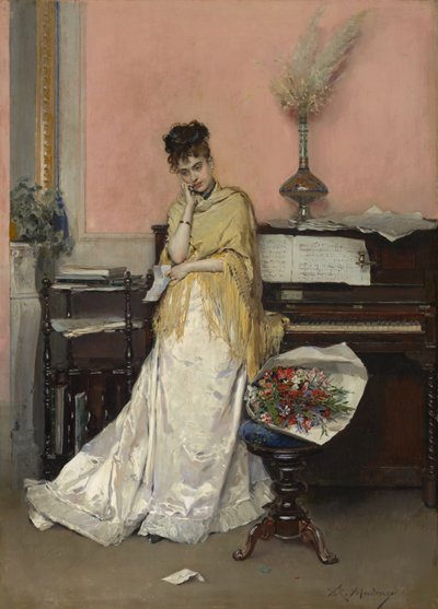 Rêverie - La Lettre, 1870s - Raimundo de Madrazo y Garreta