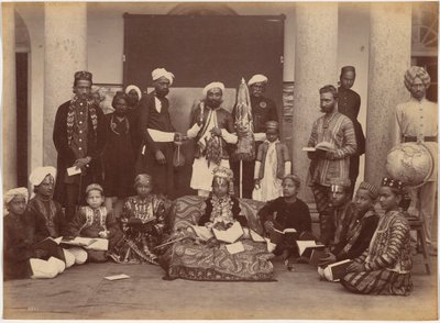 Le maharaja de Rewa et ses camarades de classe - Raja Deen Dayal