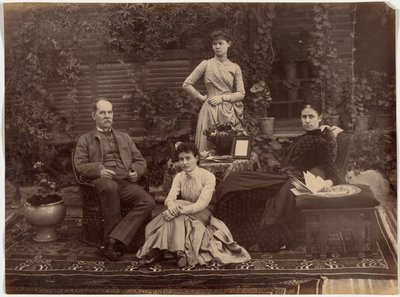 Sir Auckland Colvin et sa famille, Shimla - Raja Deen Dayal