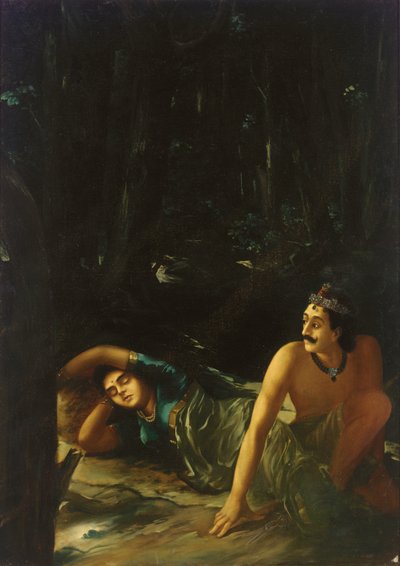 Nala et Damayanti - Raja Ravi Varma