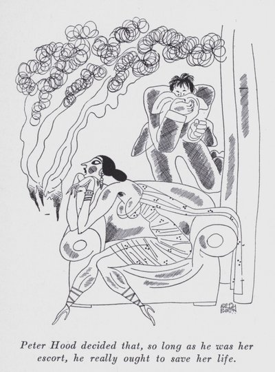Illustration pour "But Gentlemen Marry Brunettes" par Anita Loos - Ralph Barton