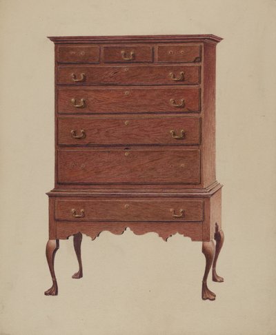 Haut meuble américain ancien - Ralph Boyer