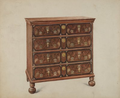 Coffre peint - Ralph Boyer