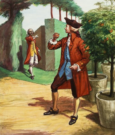 Mozart mangeant une orange. - Ralph Bruce