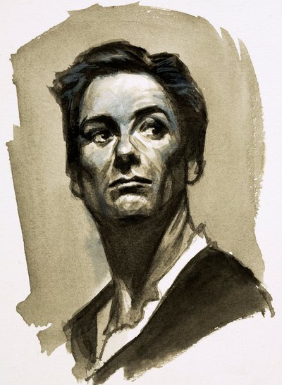 Sir John Gielgud dans le rôle d