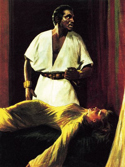 Sir Laurence Olivier sur scène dans la production du National Theatre d