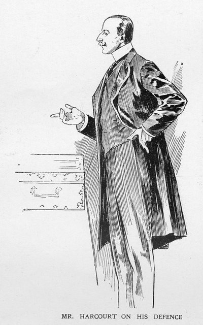 M. Harcourt sur la défense, d