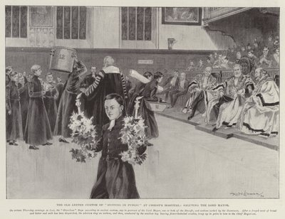 La vieille coutume du Carême de souper en public à Christ