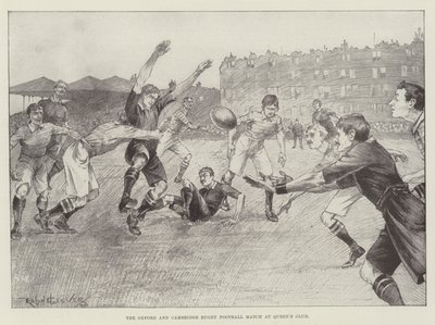 Le match de rugby Oxford et Cambridge au Queen