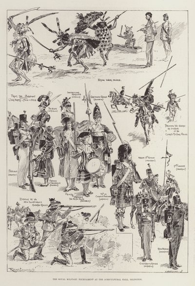 Le tournoi militaire royal au Agricultural Hall, Islington - Ralph Cleaver