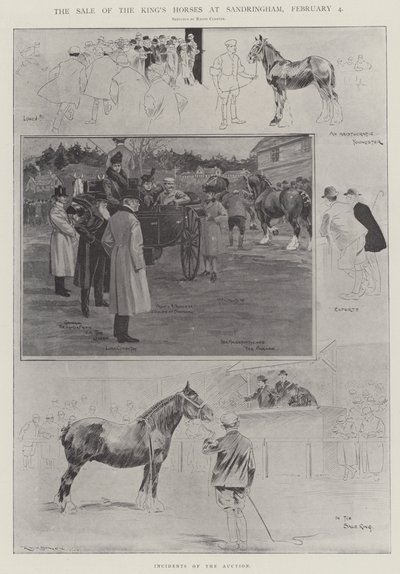 La vente des chevaux du roi à Sandringham, 4 février - Ralph Cleaver