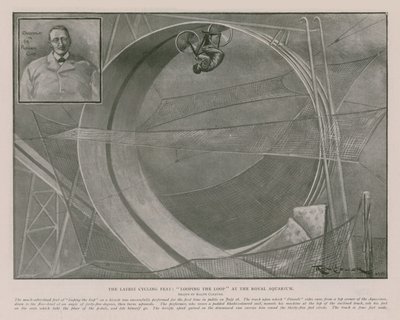 Le dernier exploit cycliste (gravure) - Ralph Cleaver