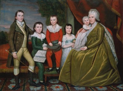 Mme Noah Smith et ses enfants - Ralph Earl