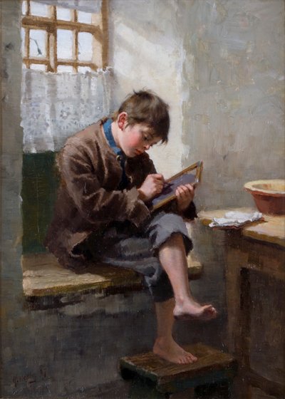 Leçons à domicile, 1887 - Ralph Hedley