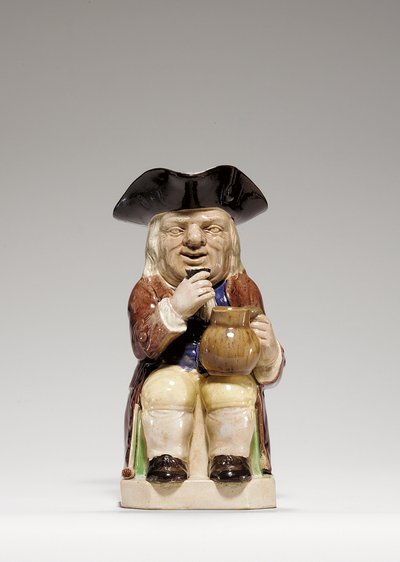 Toby-jug en faïence de Staffordshire, c.1785 - Ralph Junior Wood
