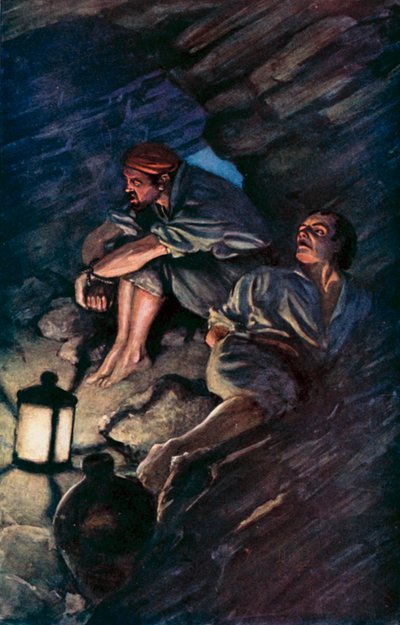 Illustration pour Robinson Crusoé par Daniel Defoe - Ralph Noel Pocock