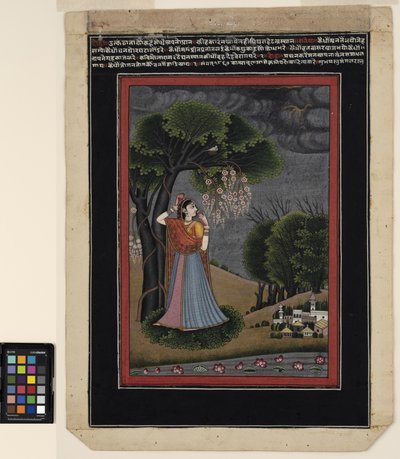 Une Nayika Aspirant à son Bien-Aimé, c.1790 - Ram Mola